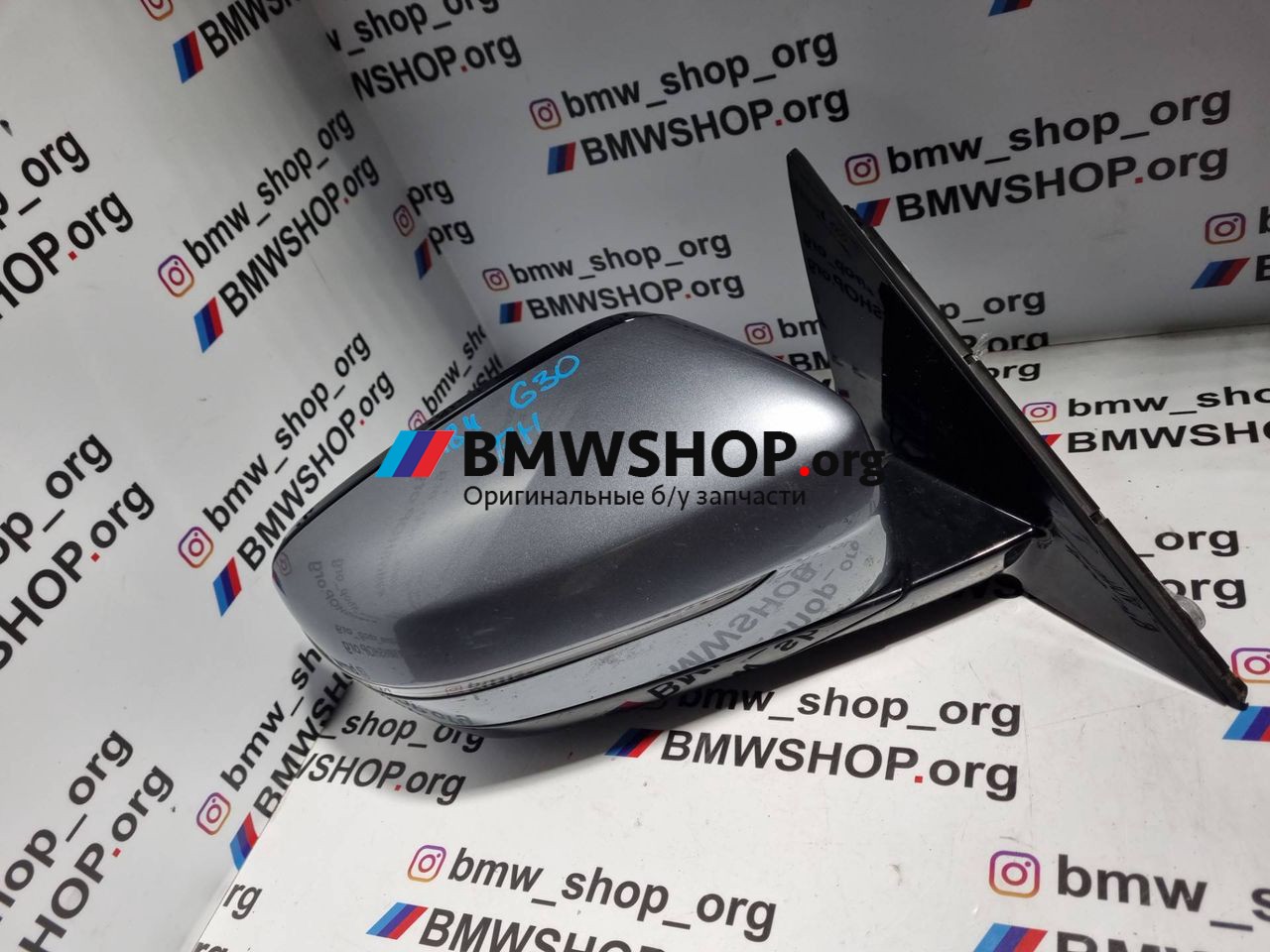 зеркало наружное правое BMW 5 серия G30/G31 G30 2019, 2.0 л., гибрид, АКПП, blue-stone metallic, седан, задний привод, правый руль, 1111