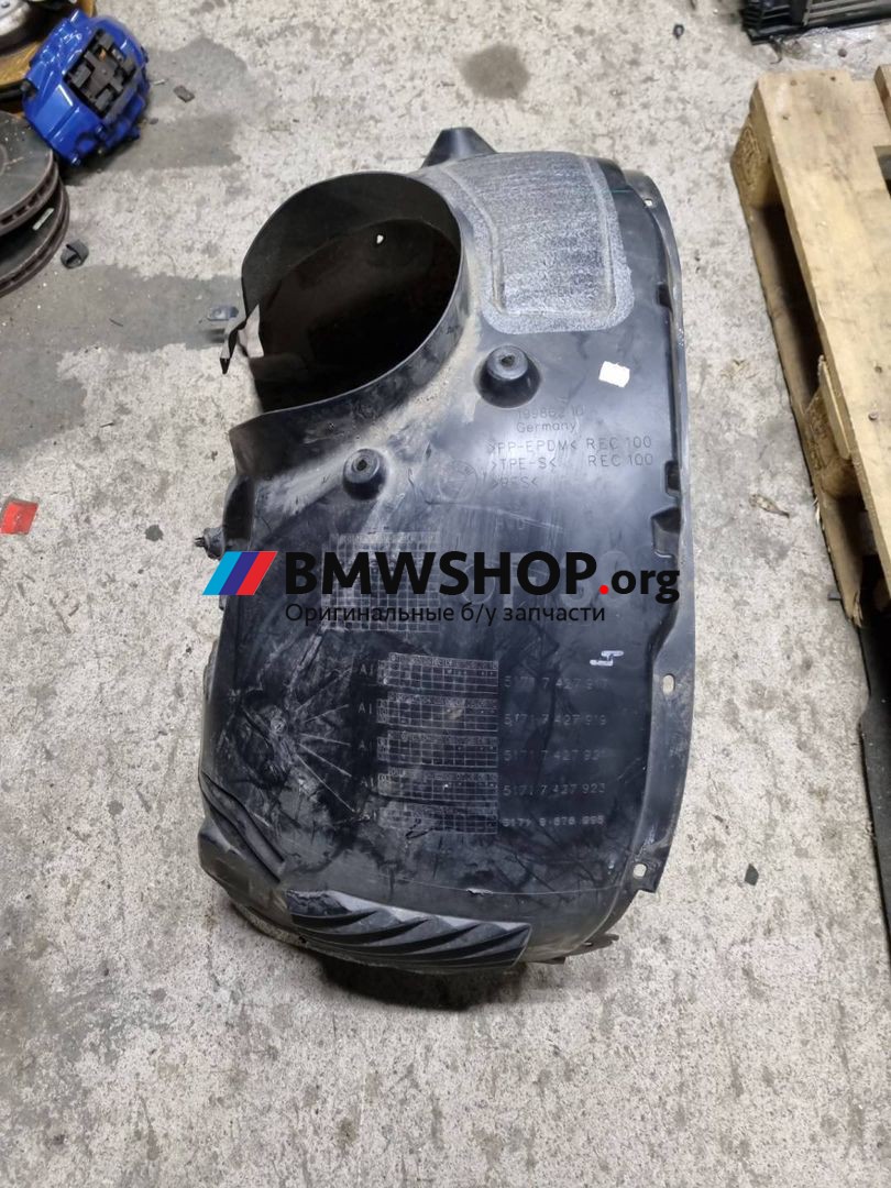 защита арок передняя левая (подкрылок) BMW X2 F39 2019, 2.0 л., B47 C20 B, дизель, АКПП, mineral-grau metallic, полный привод, правый руль, 51717427917