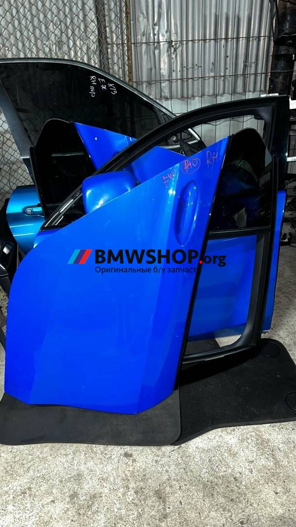 дверь задняя правая BMW 1 серия F40 2021, 1.5 л., B38 A15 A, бензин, АКПП, misano-blau metallic (0c1d), хетчбэк 5 дв., передний привод, правый руль, 41528737064