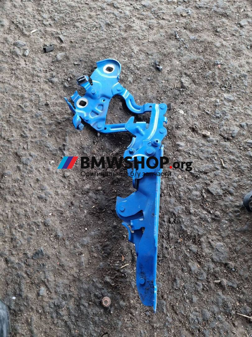 петля капота левая BMW 1 серия F40 2021, 1.5 л., B38 A15 A, бензин, АКПП, misano-blau metallic (0c1d), хетчбэк 5 дв., передний привод, правый руль, 7450923