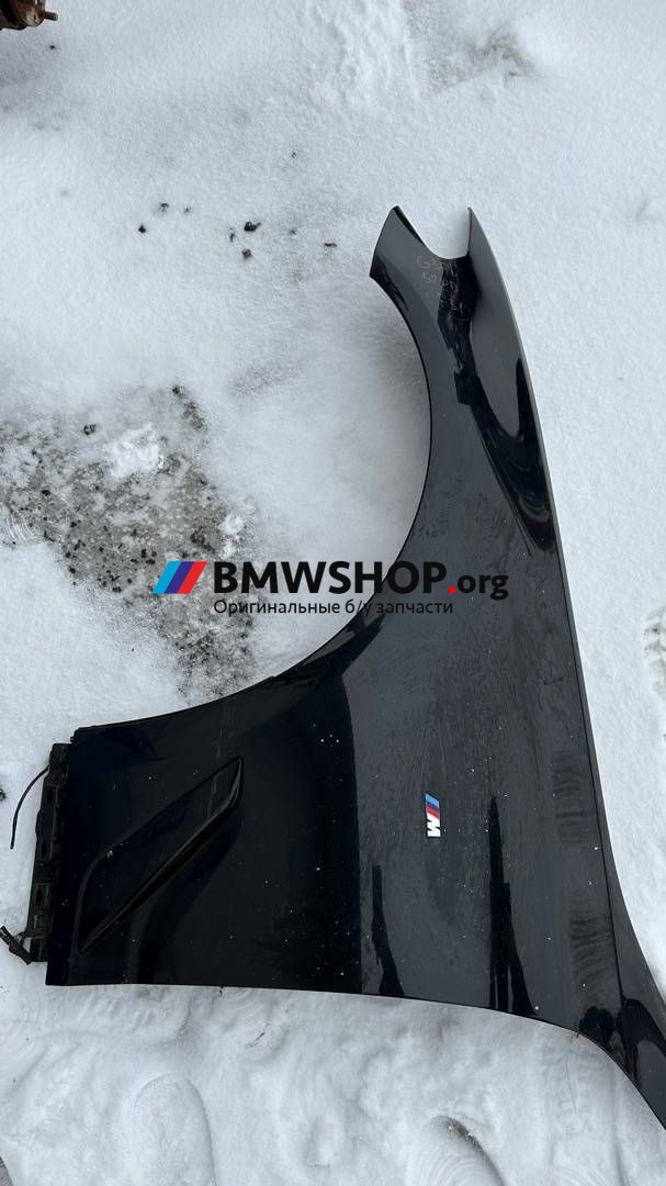 крыло переднее левое BMW 5 серия G30/G31 G30 2019, 2.0 л., B47 D20 B, дизель, АКПП, blue-stone metallic (0c2y), седан, задний привод, правый руль, 41007443689