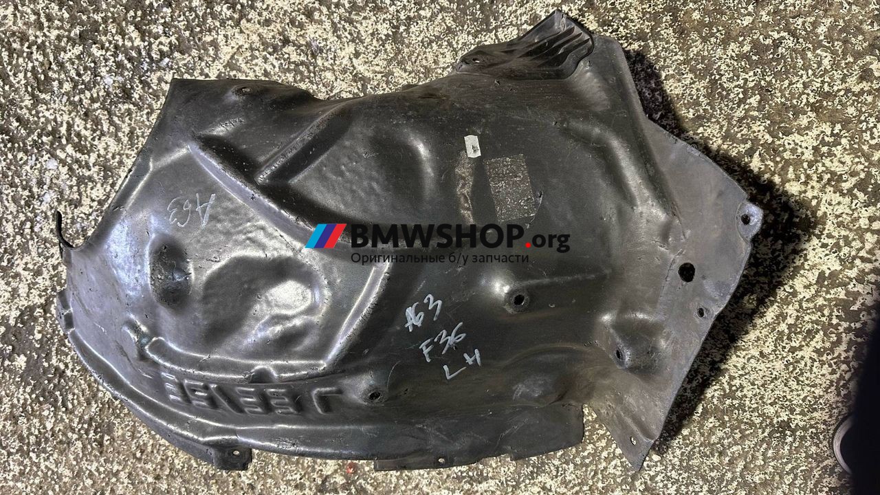 защита арок передняя левая (подкрылок) BMW 4 серия F32/F33 [рестайлинг] F32 2019, 3.0 л., B58 B30 A, бензин, АКПП, купе, задний привод, правый руль, 51717260703