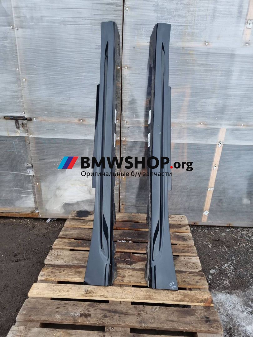 пороги (комплект) BMW M2 F87 [рестайлинг] 2020, 3.0 л., S55 B30 A, бензин, робот, купе, правый руль, 51778068599, 51778068600