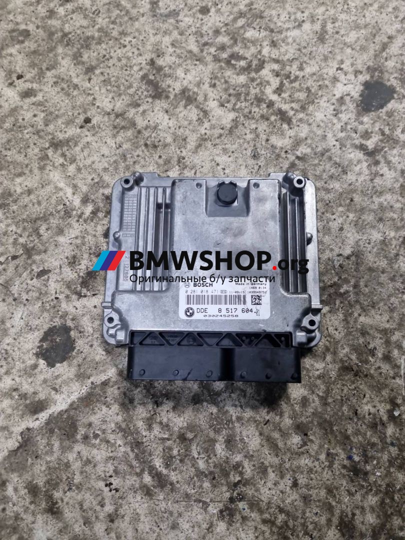 блок управления двигателем BMW X1 E84 [рестайлинг] E84 2012, 2.0 л., N47 D20 C, дизель, МКПП, внедорожник 5 дв., задний привод, правый руль, 8517604