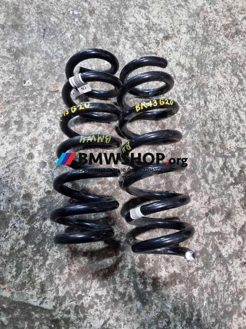 пружина задняя BMW 3 серия G20 2020, 2.0 л., гибрид, АКПП, седан, правый руль