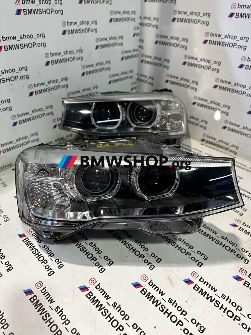 фара BMW X4 F26 2017, 3.0 л., N57 D30 A, дизель, АКПП, 416 carbon schwarz, внедорожник 5 дв., полный привод, правый руль, 7460640, 7401139