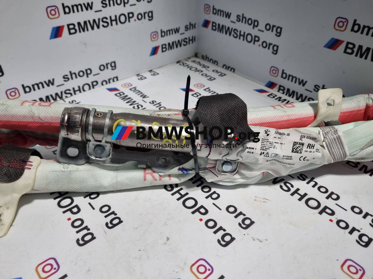 подушка безопасности боковая (шторка) BMW 3 серия G20 2021, 3.0 л., B58B30, бензин, АКПП, седан, 7419424