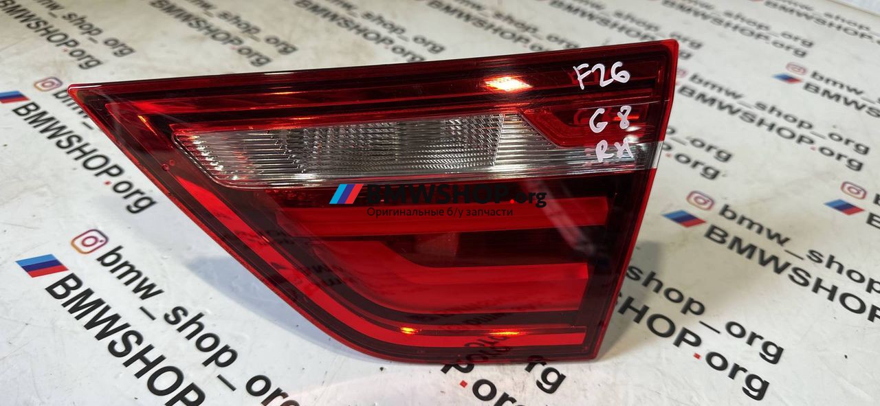 фонарь крышки багажника правый BMW X4 F26 2017, 3.0 л., N57 D30 A, дизель, АКПП, 416 carbon schwarz, внедорожник 5 дв., полный привод, правый руль, 7331284