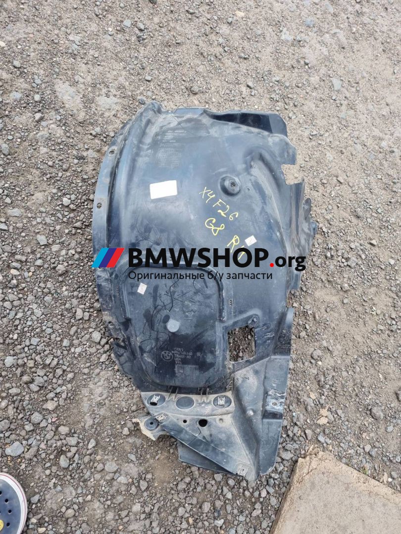 защита арок передняя правая (подкрылок) BMW X4 F26 2017, 3.0 л., N57 D30 A, дизель, АКПП, внедорожник 5 дв., 7213642