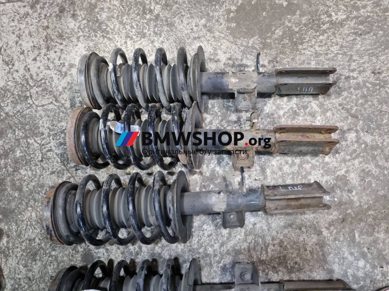 амортизатор передний левый BMW X5 E53 [рестайлинг] 2003, 3.0 л., дизель, АКПП, черный, внедорожник 5 дв., правый руль, 6754341