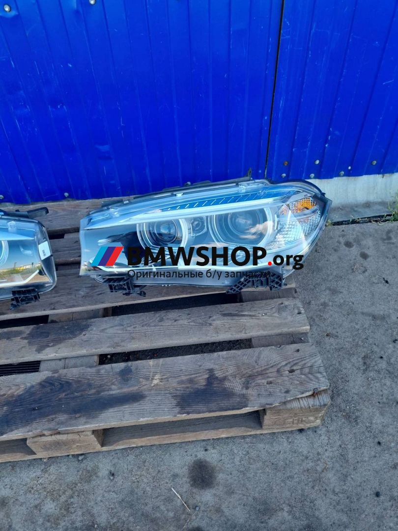 фара левая BMW X6 F16 2018, 5.0 л., дизель, АКПП, 416 carbon schwarz, полный привод, правый руль, 7290055