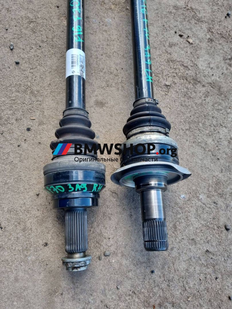 полуось задняя (приводной вал, ШРУС) BMW X6 F16 2018, 5.0 л., дизель, АКПП, 416 carbon schwarz, полный привод, правый руль, 8609842