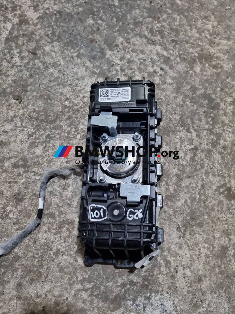 подушка безопасности пассажира BMW 4 серия G26 2022, электро, portimao blau mettalic (0c31), хетчбэк 5 дв., задний привод, правый руль, 6804063