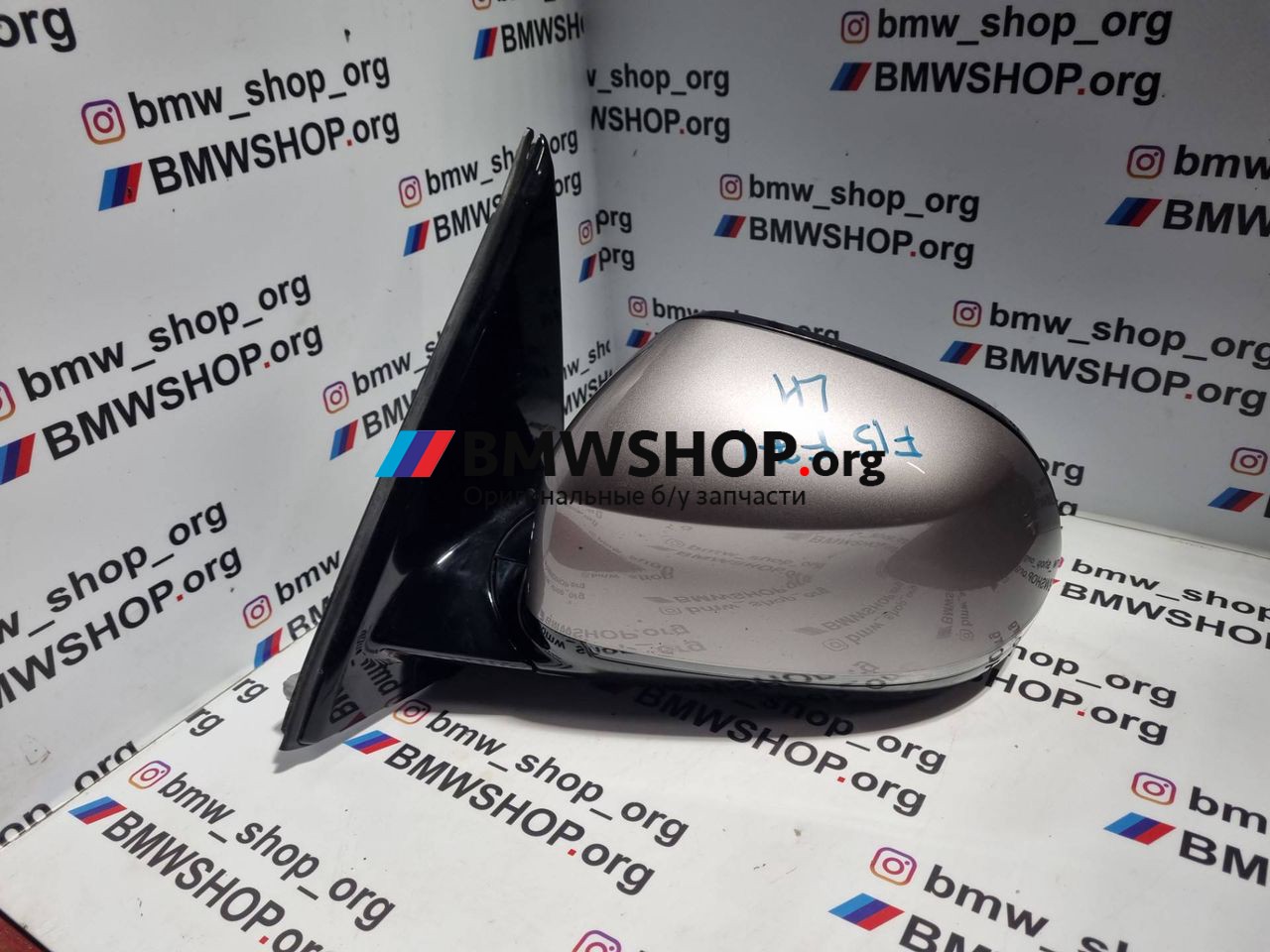 зеркало наружное левое BMW X5 F15 2018, 5.0 л., дизель, АКПП, 475 black saphire metallic, внедорожник 5 дв., полный привод, правый руль, 654645