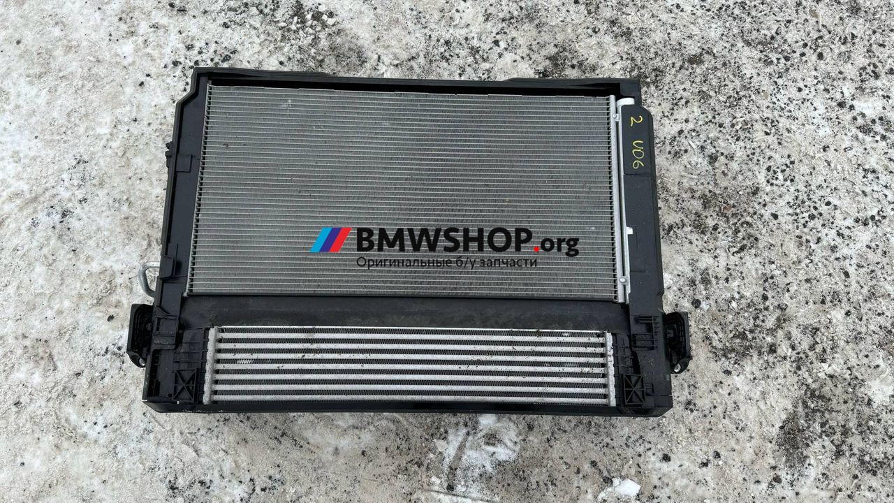 кассета радиаторов BMW 2 серия Active Tourer U06 2022, 2.0 л., дизель, АКПП, передний привод, 9846914, 5A078C9, 5A512C8