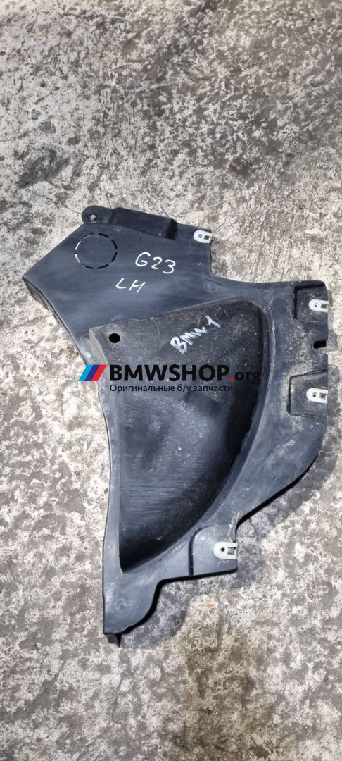 защита арок передняя левая (подкрылок) BMW 4 серия G22/G23 G23 2020, 2.0 л., B48 B20 B, бензин, АКПП, 475 black saphire metallic, кабриолет, полный привод, 8070525