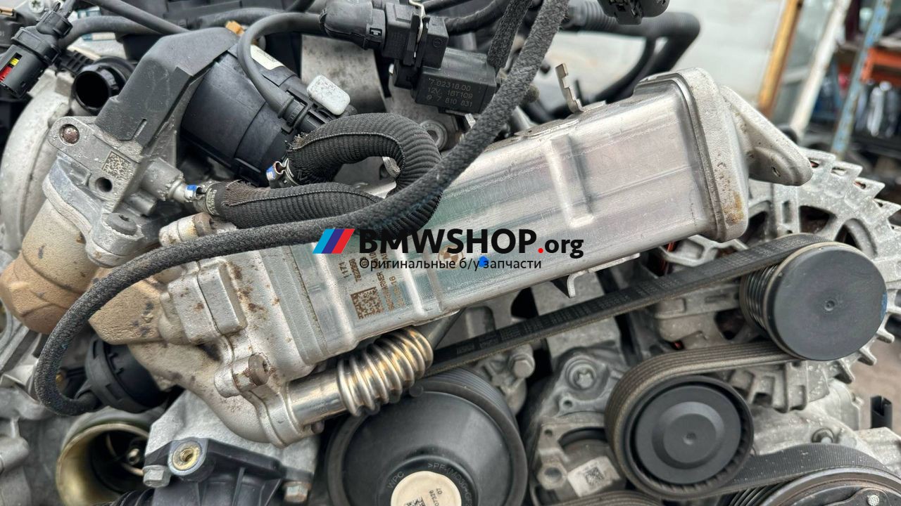охладитель EGR / Радиатор EGR BMW X6 F16 2018, 3.0 л., N57S D30 B, дизель, АКПП, a96 mineral-weiss metallic, внедорожник 5 дв., полный привод, правый руль, 7822350 - фото №1
