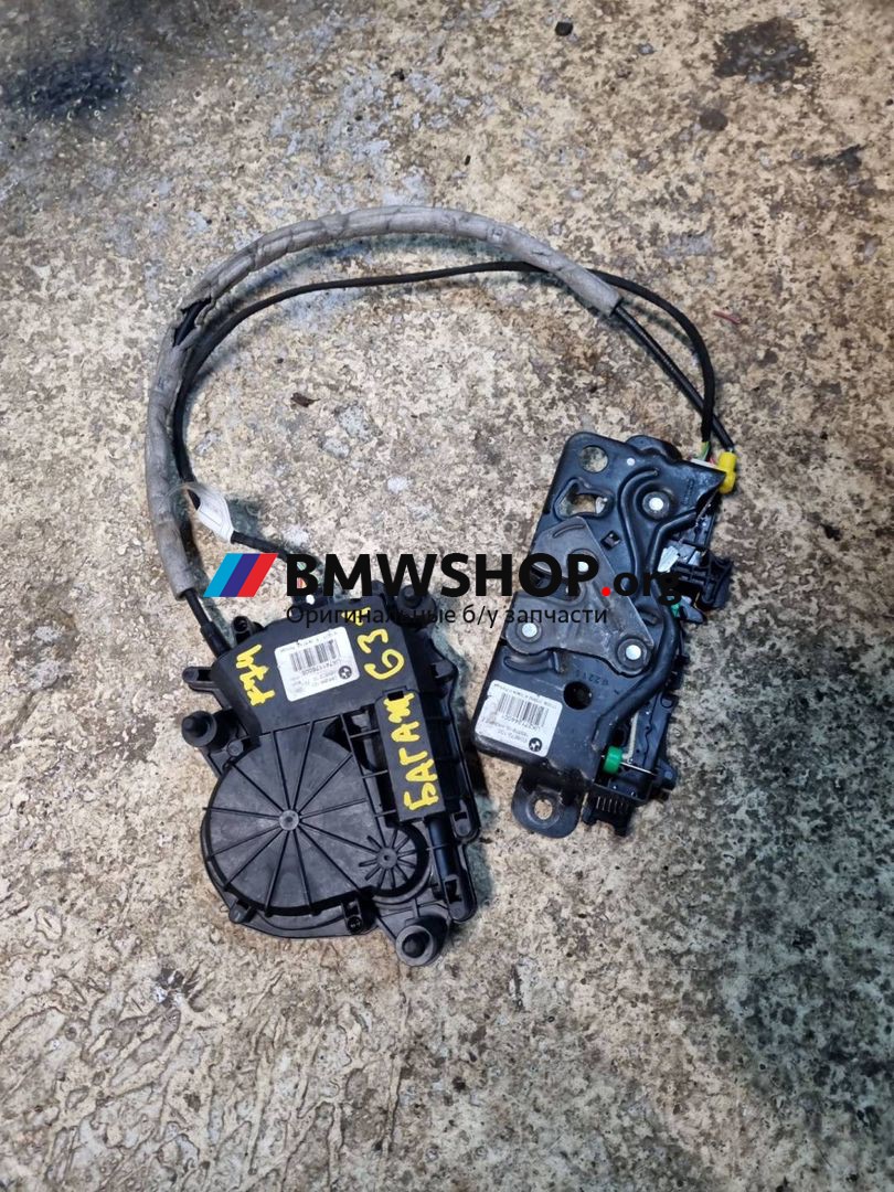 замок багажника BMW 5 серия G30/G31 G31 2018, 2.0 л., B48 B20 B, бензин, АКПП, a90 (sophistograu), универсал, задний привод, правый руль, 7411760, 7124400