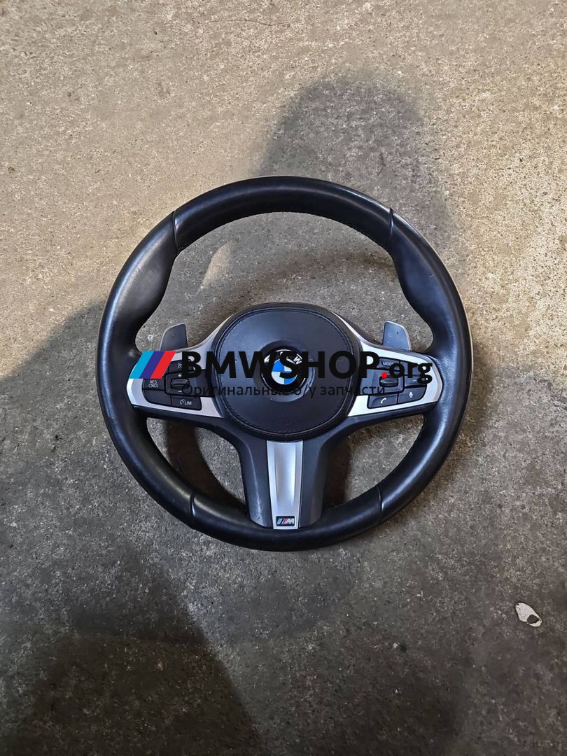 руль BMW 5 серия G30/G31 G31 2018, 2.0 л., B48 B20 B, бензин, АКПП, a90 (sophistograu), универсал, задний привод, правый руль, 1223