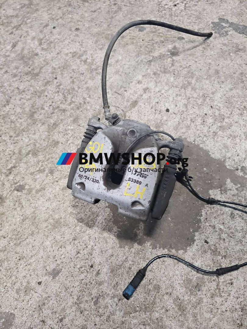 суппорт передний левый BMW X3 G01 2019, 2.0 л., B47 D20 B, дизель, АКПП, а300, внедорожник 5 дв., полный привод, правый руль, 6882253