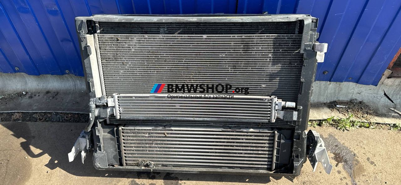 кассета радиаторов BMW 2 серия G42 2022, 2.0 л., B47 D20 B, дизель, АКПП, купе, задний привод, 8595972, 8679837, 6805346, 8593276, 8591441