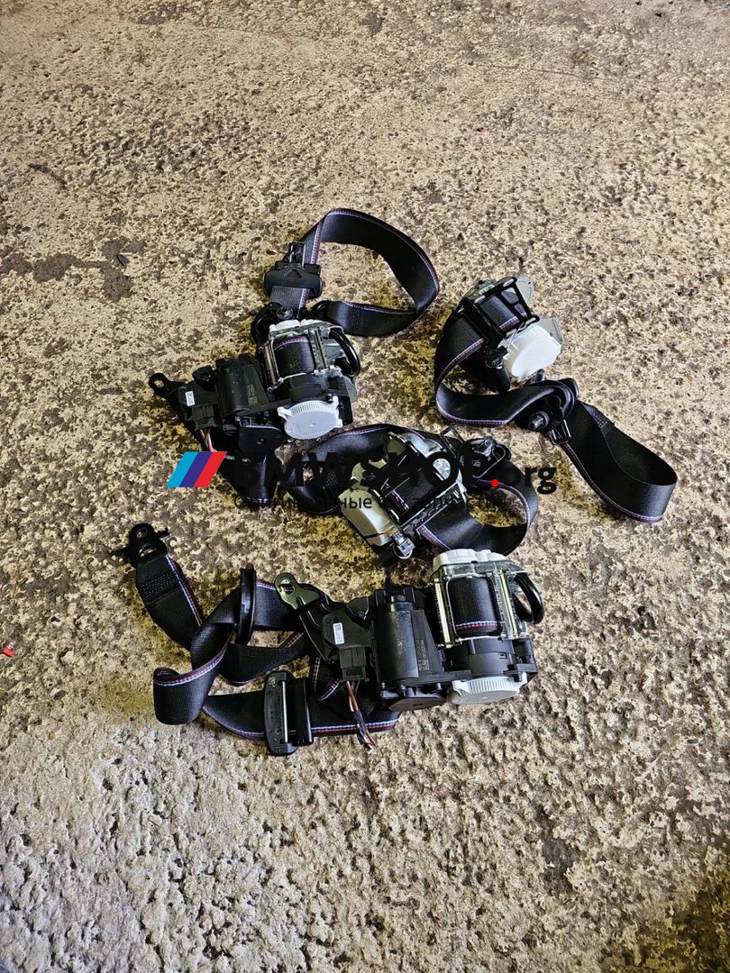 ремень безопасности комплект BMW X6 M F96 2021, 4.4 л., S63 B44 B, бензин, АКПП, 475 black saphire metallic, внедорожник 5 дв., полный привод, 8092021, 8092022, 8092039, 8092040