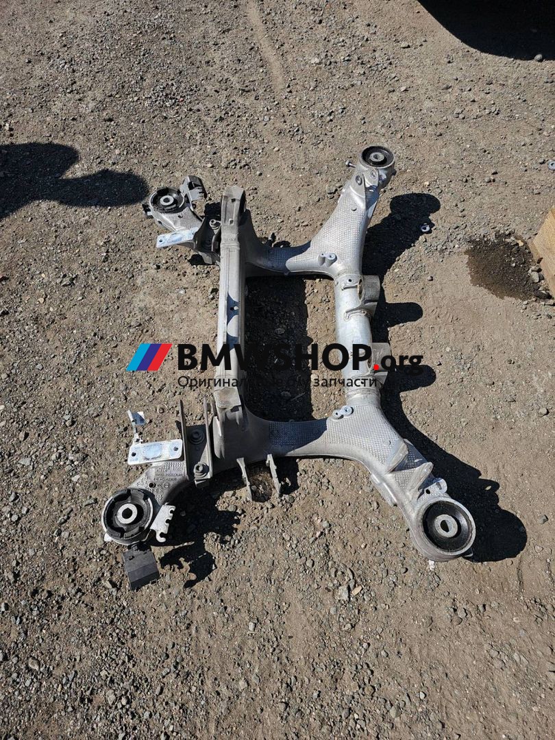 балка подвески задняя BMW X6 M F96 2021, 4.4 л., S63 B44 B, бензин, АКПП, 475 black saphire metallic, внедорожник 5 дв., полный привод, 8091179