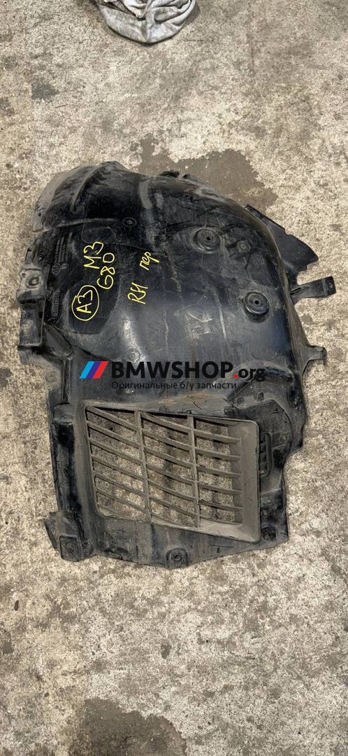 защита арок передняя правая (подкрылок) BMW M3 G80/G81 G80 2021, 3.0 л., S58B30A, бензин, АКПП, седан, задний привод, 8070504