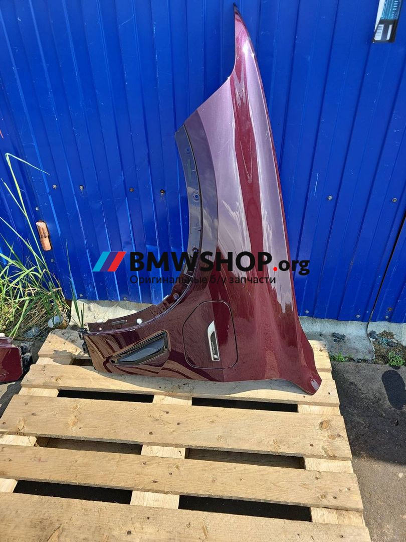 крыло переднее левое BMW X5 G05 2021, 3.0 л., гибрид, АКПП, x1b ametrin metallic, внедорожник 5 дв., полный привод, правый руль, 7492376