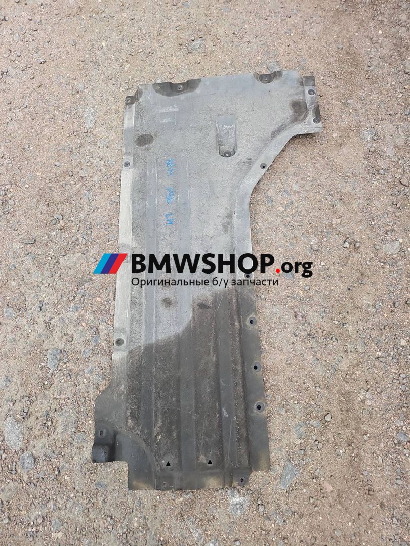 защита днища BMW X6 M F96 2021, 4.4 л., S63 B44 B, бензин, АКПП, 475 black saphire metallic, внедорожник 5 дв., полный привод, 7424881