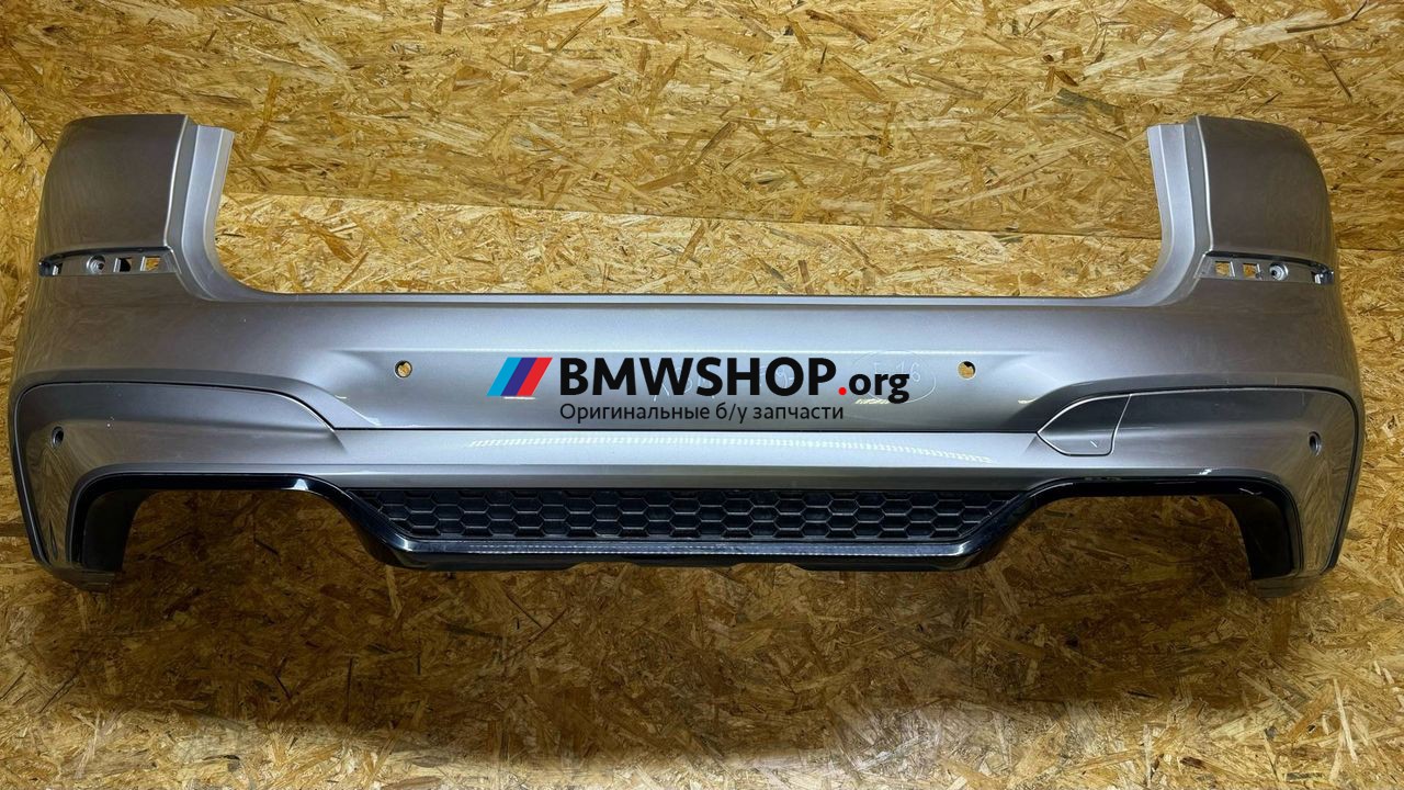 бампер задний BMW X3 M F97 2019, 3.0 л., S58B30A, бензин, АКПП, c28 donington-grau metallic, полный привод, правый руль, 8091992, 8082216