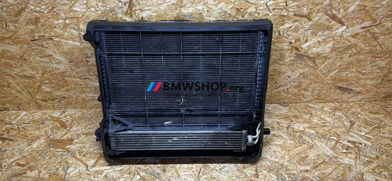 кассета радиаторов BMW X3 M F97 2019, 3.0 л., S58B30A, бензин, АКПП, c28 donington-grau metallic, полный привод, правый руль, 8487639, 8686173, 8665241, 8693360