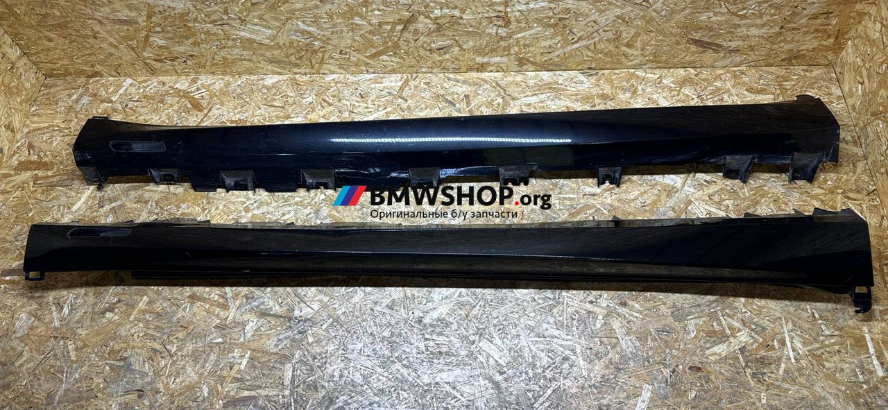 накладка на порог BMW X5 G05 [рестайлинг] G05 2024, 3.0 л., B57 D30 B, дизель, АКПП, 475 black saphire metallic, внедорожник 5 дв., полный привод, правый руль, 8099111, 8099112
