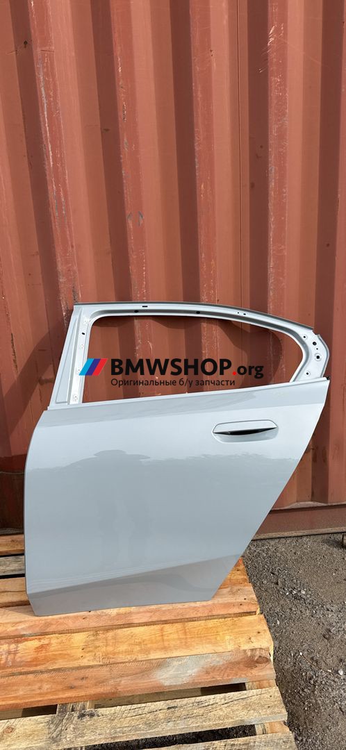дверь задняя левая BMW 5 серия G60 2023, 2.0 л., B48B20V, бензин, АКПП, c4p brooklyn grau metallic, седан, задний привод, правый руль, 5A32EA7