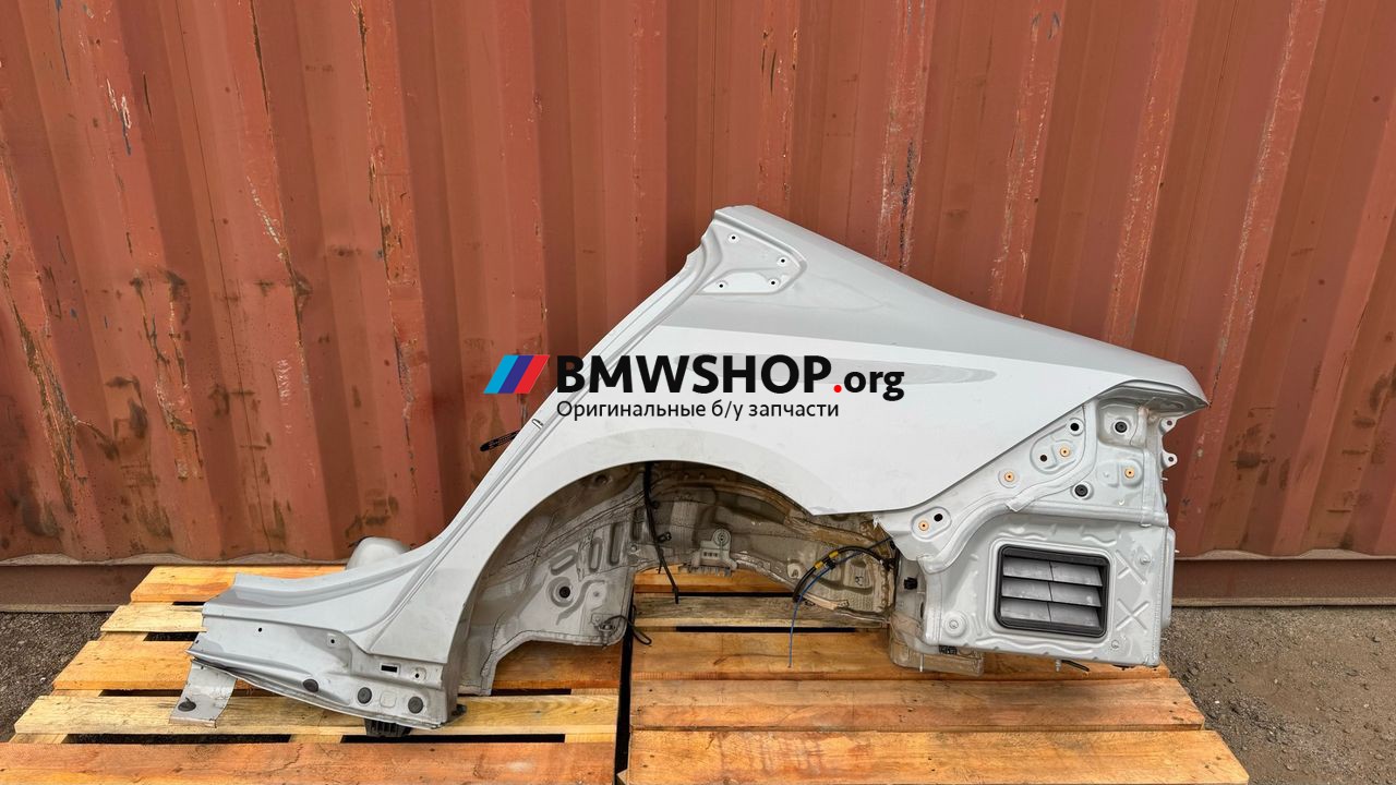крыло заднее левое BMW 5 серия G60 2023, 2.0 л., B48B20V, бензин, АКПП, c4p brooklyn grau metallic, седан, задний привод, правый руль, 9635519
