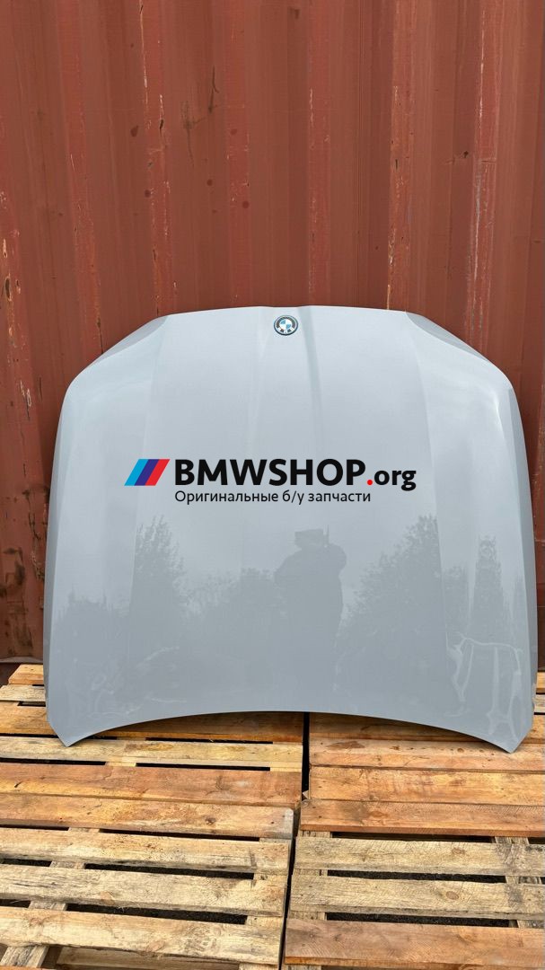 капот BMW 5 серия G60 2023, 2.0 л., B48B20V, бензин, АКПП, c4p brooklyn grau metallic, седан, задний привод, правый руль, 9633618