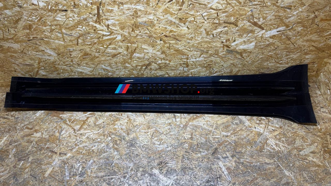 накладка на порог BMW M3 G80/G81 G80 2023, 3.0 л., S58B30A, бензин, АКПП, 475 black-sapphire metallic, седан, задний привод, 8084237, 8084407
