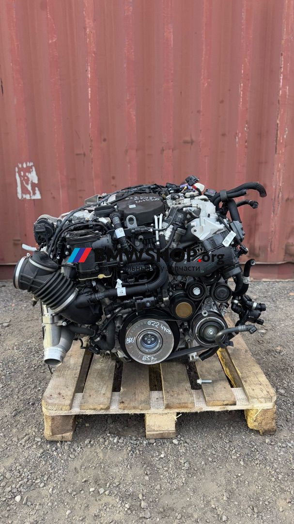 двигатель BMW 4 серия G22/G23 G22 2021, 3.0 л., B57 D30 B, дизель, АКПП, c36 dravitgrau metallic, купе, полный привод