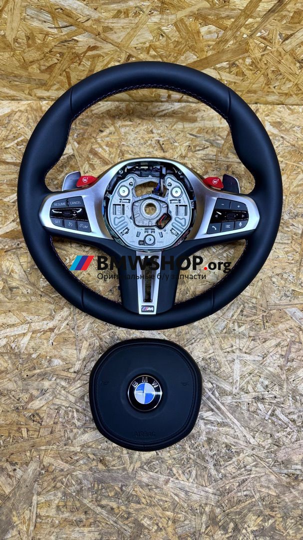 руль BMW M3 G80/G81 G80 2023, 3.0 л., S58B30A, бензин, АКПП, 475 black-sapphire metallic, седан, задний привод, 9882677