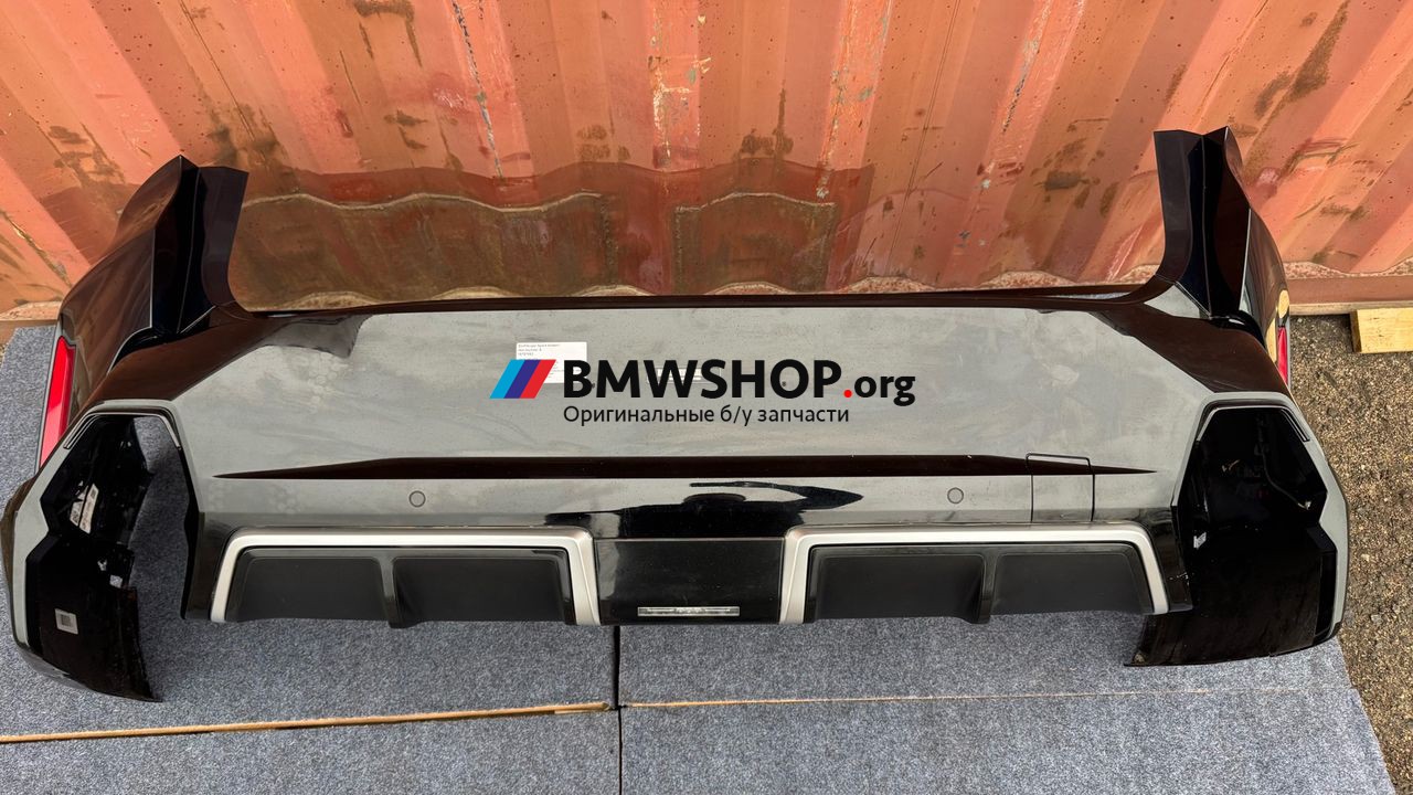 бампер задний BMW XM G09 2023, p9m petrol mica metallic, полный привод, правый руль, 5A4E0A8