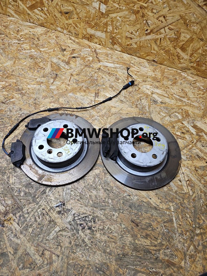 диски тормозные задние BMW X1 U11 2024, 2.0 л., B47 C20 B, дизель, c1m phytonic-blau metallic, внедорожник 5 дв., передний привод, 6891085