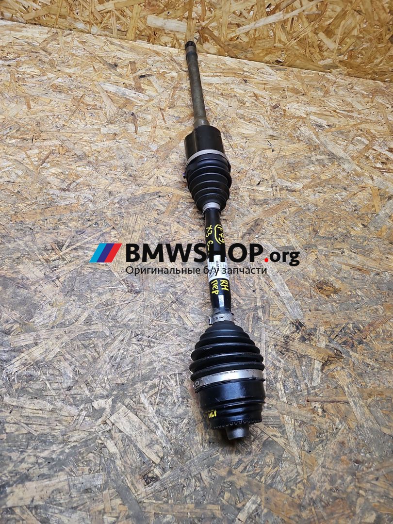 полуось передняя правая (приводной вал, ШРУС) BMW X3 G01 [рестайлинг] G01 2022, 3.0 л., B58B30, бензин, АКПП, 416 carbon-schwarz, внедорожник 5 дв., полный привод, правый руль, 8643184