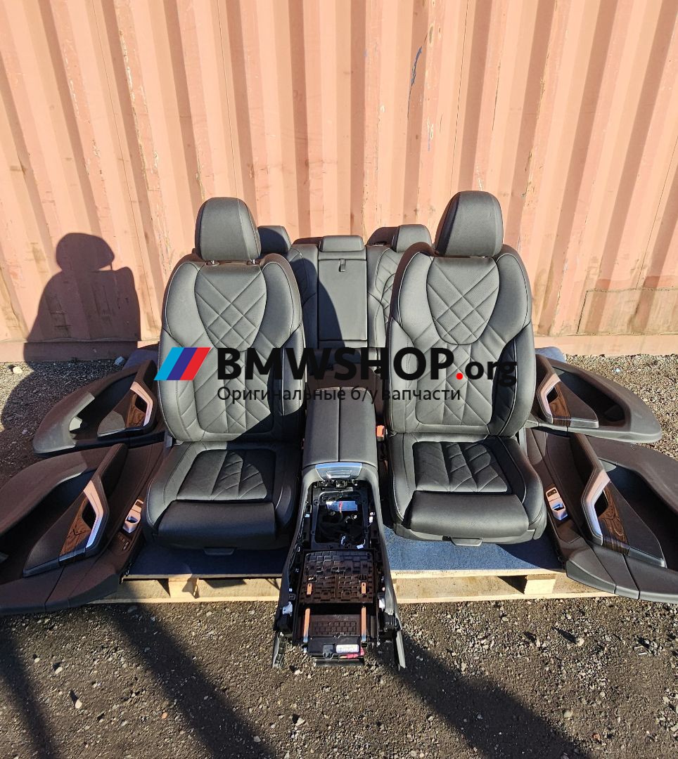 салон (комплект сидений) BMW X6 G06 [рестайлинг] G06 2024, 3.0 л., B58B30, бензин, АКПП, 416 carbon-schwarz, внедорожник 5 дв., полный привод