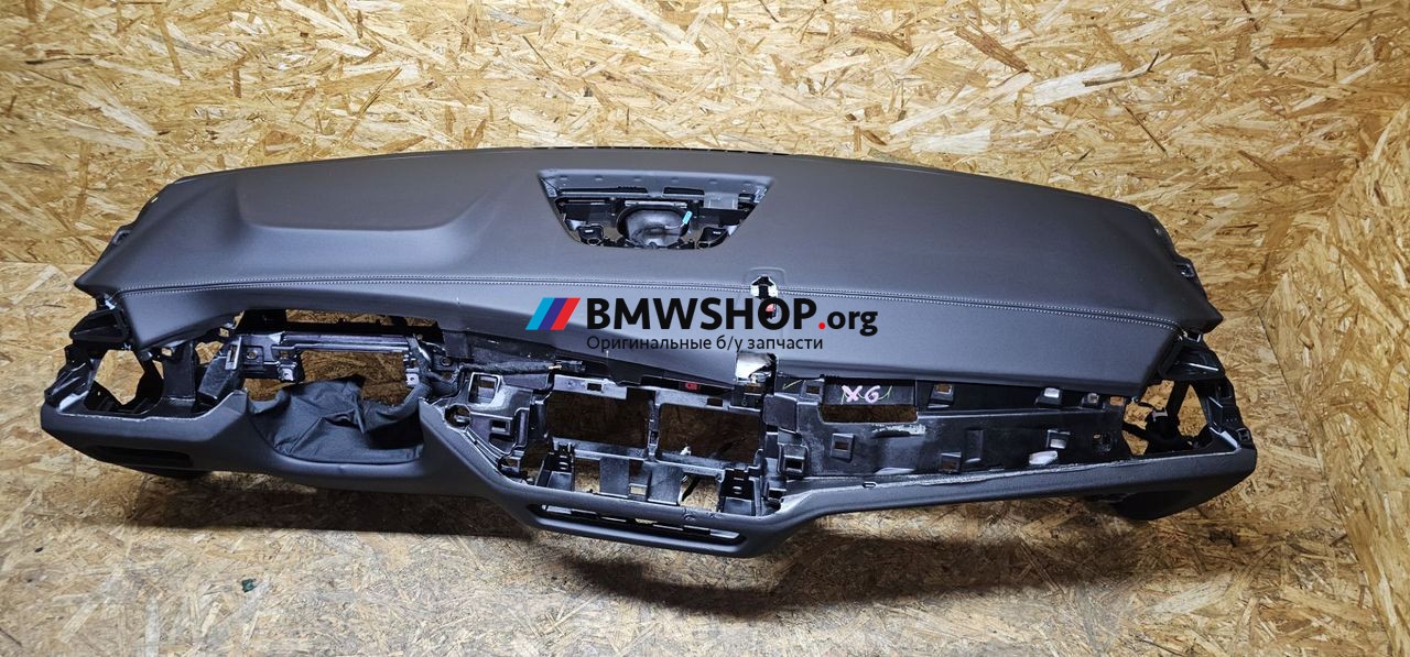 панель передняя салона (торпедо) BMW X6 G06 [рестайлинг] G06 2024, 3.0 л., B58B30, бензин, АКПП, 416 carbon-schwarz, внедорожник 5 дв., полный привод, 123213