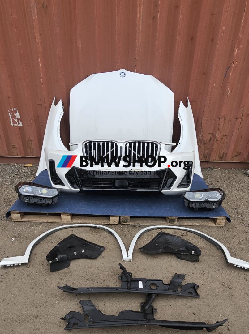 передняя часть (ноускат) BMW X3 G01 [рестайлинг] G01 2023, 2.0 л., B48 B20 A, бензин, АКПП, a96, полный привод, 8499153, 5A40FA5, 5A29205