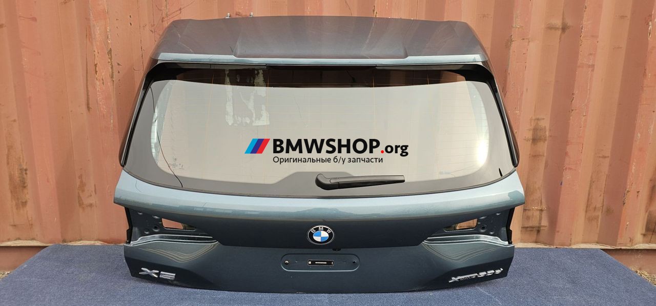 крышка багажника (дверь 3-5) BMW X5 G05 [рестайлинг] G05 2024, 3.0 л., дизель, АКПП, c35 blue ridge mountain mettalic, внедорожник 5 дв., полный привод, правый руль, 7931925