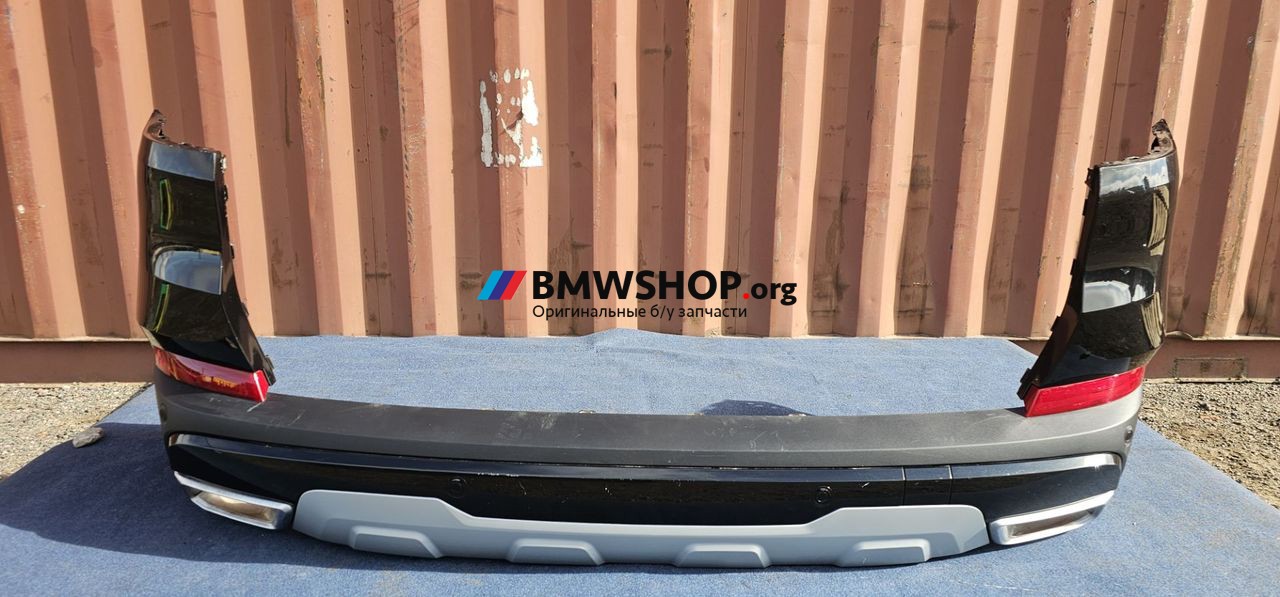 бампер задний BMW X5 G05 [рестайлинг] G05 2024, 3.0 л., дизель, АКПП, 475 black-sapphire metallic, внедорожник 5 дв., полный привод, правый руль, 5A7E712