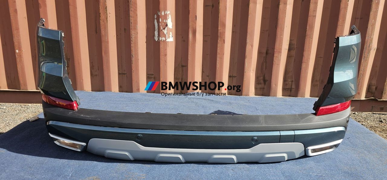 бампер задний BMW X5 G05 [рестайлинг] G05 2024, 3.0 л., дизель, АКПП, c35 blue ridge mountain mettalic, внедорожник 5 дв., полный привод, правый руль, 5A7E712