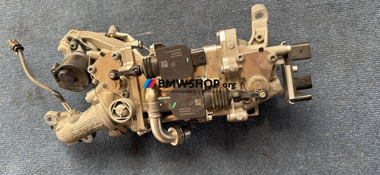 охладитель EGR / Радиатор EGR BMW X6 G06 2023, 3.0 л., B57 D30 B, дизель, АКПП, c4w skyscraper grau metallic, внедорожник 5 дв., полный подключаемый привод, 9886766