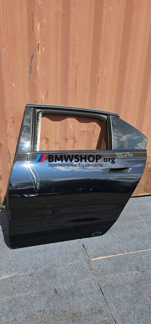 дверь задняя левая BMW 7 серия G70 2024, 3.0 л., B57 D30 B, дизель, АКПП, carbonschwarz metallic (416), седан, полный привод, 5A32D57